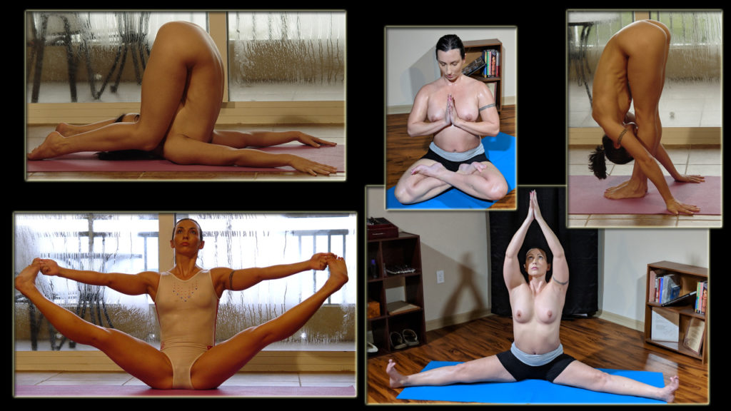 Erotic nude yoga by wenona