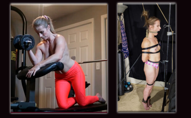 Claire Irons Bondage Workout